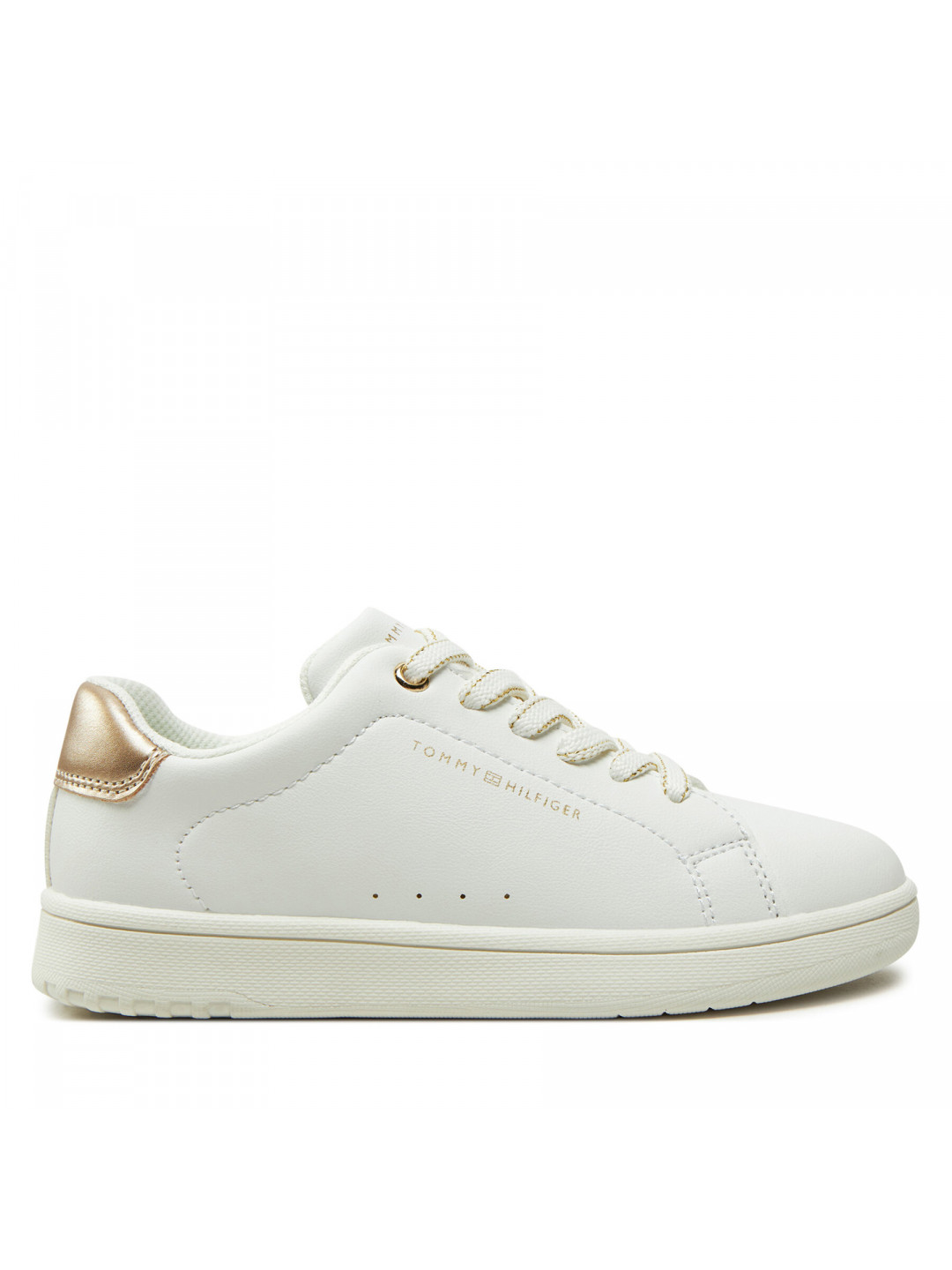 Sneakersy Tommy Hilfiger Low Cut Lace-Up Sneaker T3A9-33736-1355 M Bílá